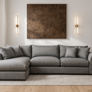 EX DISPLAY - Dfs Saphina Grey Corner Sofa RRP £1600